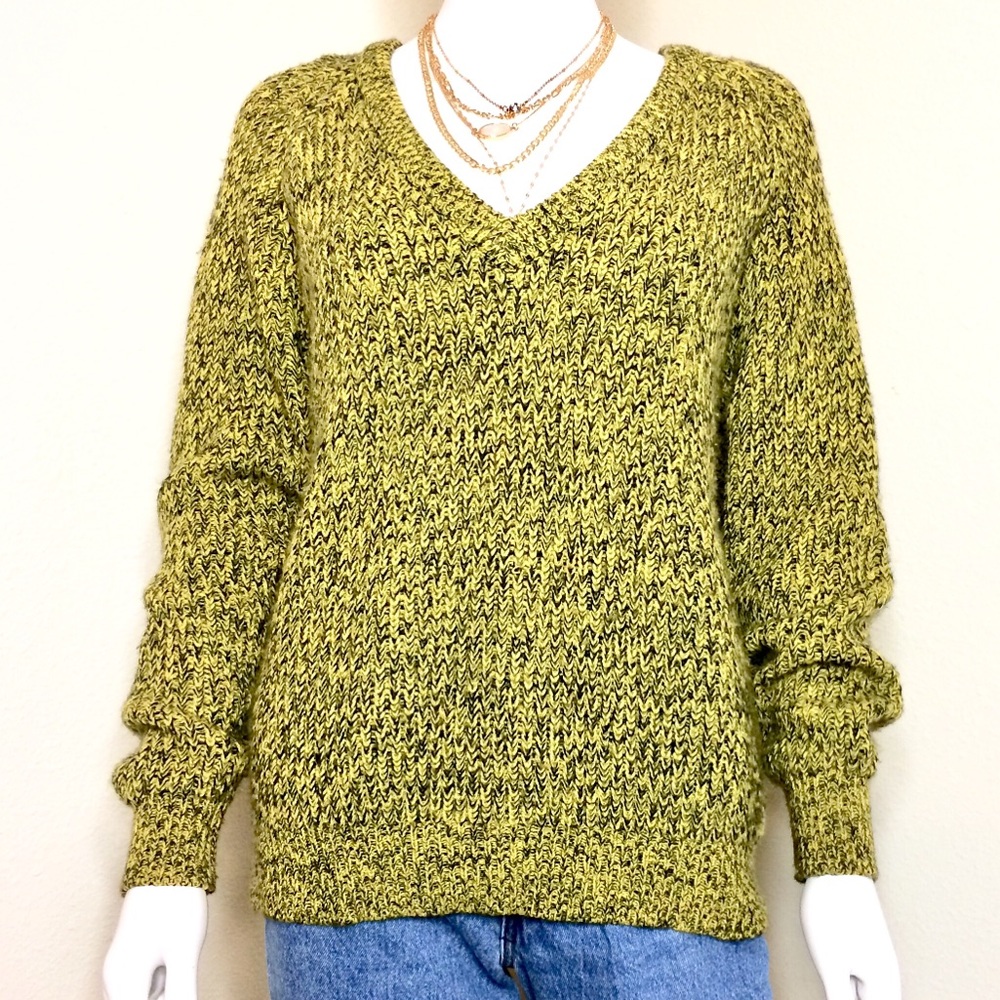 Vintage chunky sweater pullover cardigan top